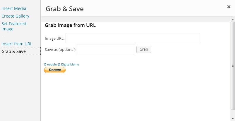 save image from URL directly on your server wordpres