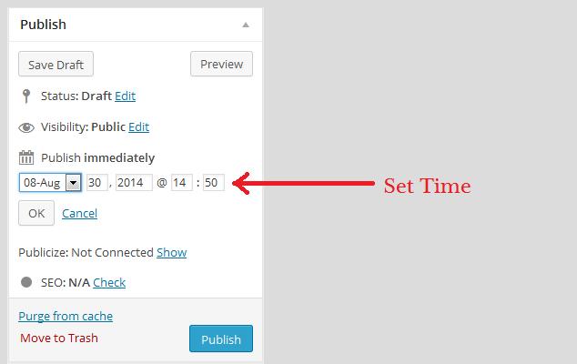 schedule-wordpress-post-set-time