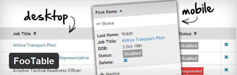 footable-best-free-table-plugin-for-wordpress
