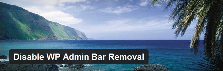 disable-wp-admin-bar-removal