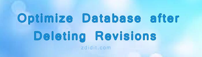 optimize-database-after-deleting-revisions