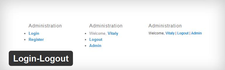 login-logout-plugin-wordpress
