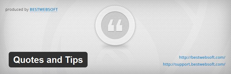 quotes-and-tips-plugin-WordPress