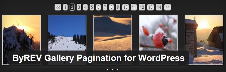 Gallery pagination-wordpress-plugin