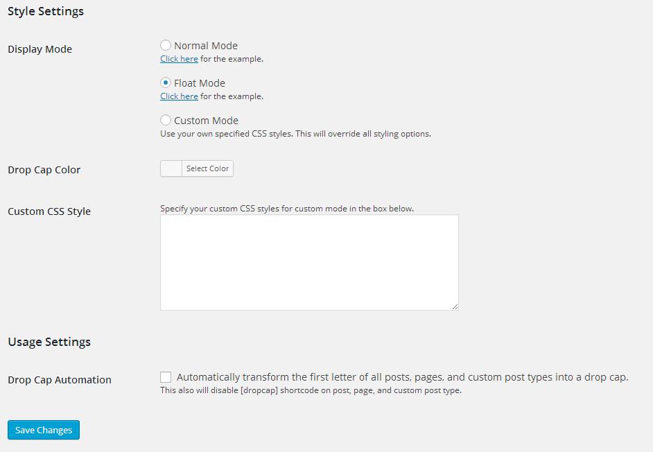 simple-drop-cap-settings