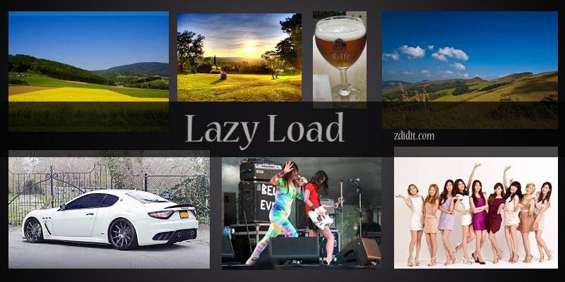 Lazy Load images plugin for WordPress