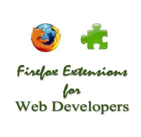 Firefox extensions for web developers